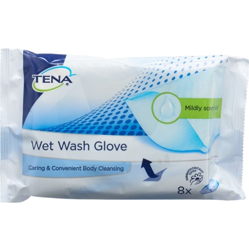 TENA Wet Wash Glove perfumed 8 pcs