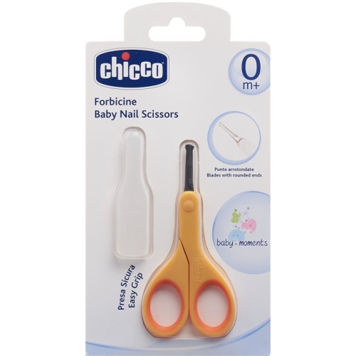Chicco baby scissors M protective cap orange 0m+ buy online