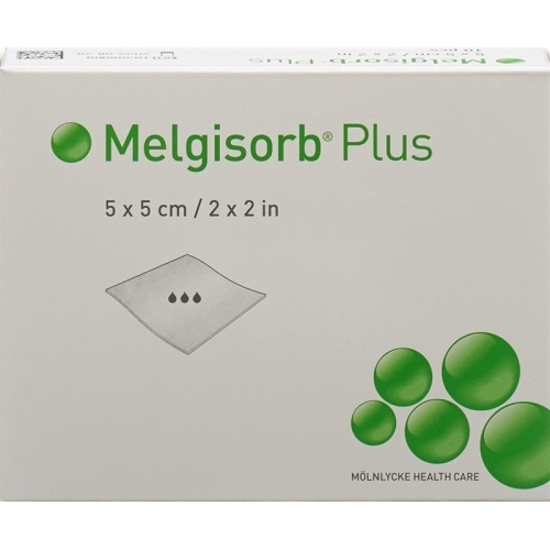 Melgisorb Plus alginate dressing 5x5cm sterile 10 pcs