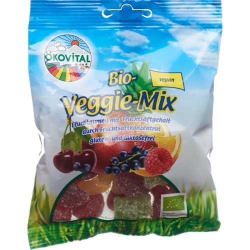 Ökovital Fruchtgummi Veggie Mix Gelatine 100 g