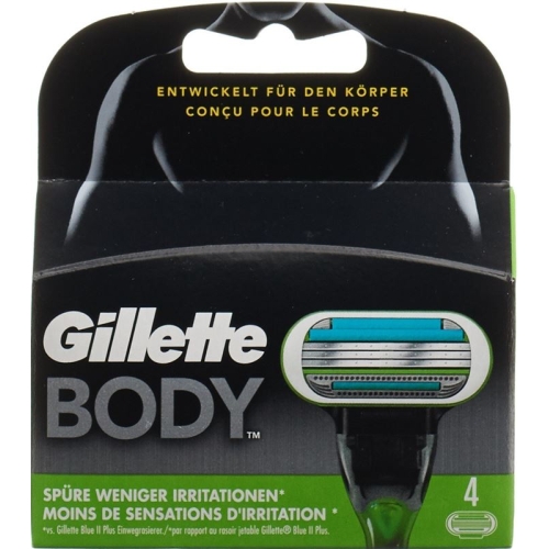 Gillette Body Systermklingen 4 pcs