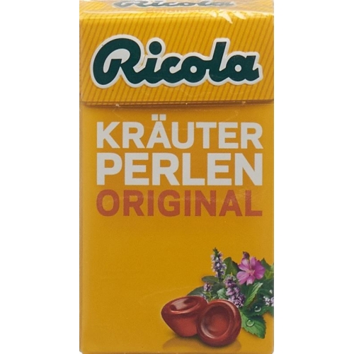 Ricola herbal pearl Original candy without sugar Box 25 g