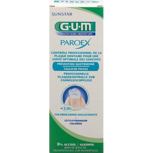 GUM SUNSTAR Paroex mouthwash 0.06% to chlorhexidine 500 ml