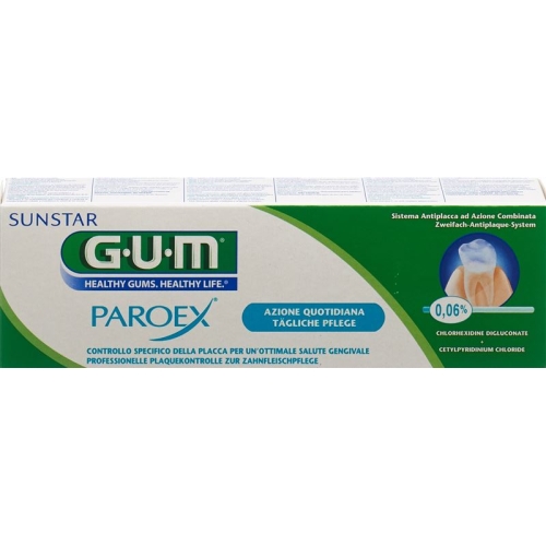GUM SUNSTAR Paroex toothpaste chlorhexidine 0.06% to 75 ml