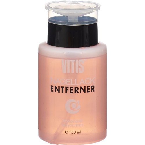 Vitis nail polish remover with acetone and oil pump with 150 ml