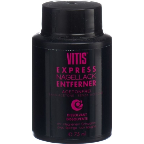 Vitis EXPRESS nail polish remover without acetone with sponge 75 ml