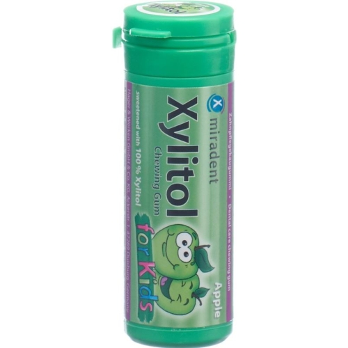 Miradent xylitol gum for Kids apple 30 pcs