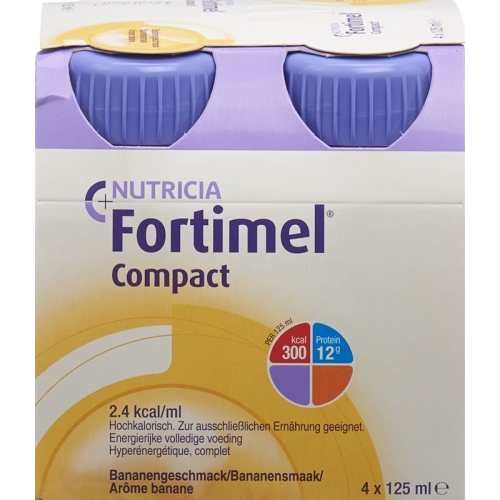 Fortimel Compact banana 4 Fl 125 ml