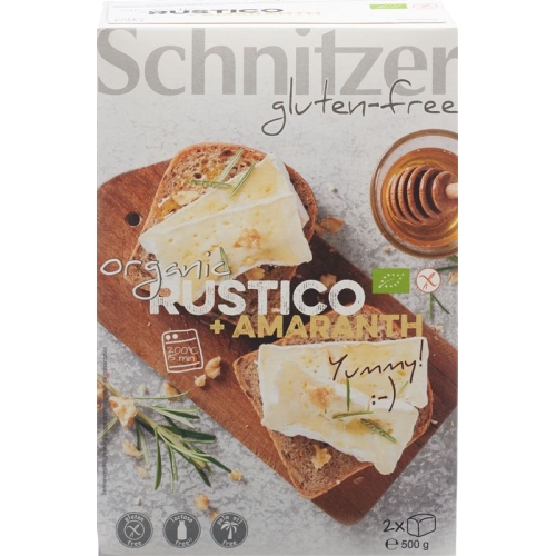 Schnitzer Organic Rustico + Amaranth 500 g