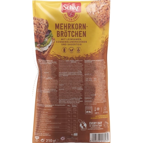 Warping Mehrkornbrötchen gluten-free 210 g