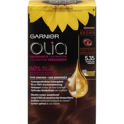 Olia Hair color Brown 5:35 Intense chocolate