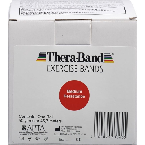 Theraband medium 45mx12.7cm red strong