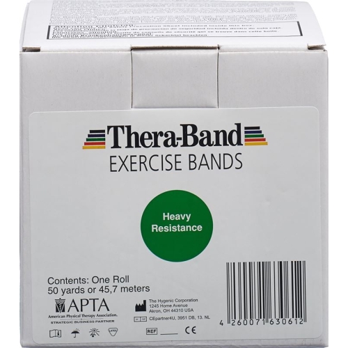 Theraband 45mx12.7cm green strong