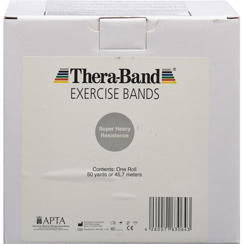 Theraband 45mx12.7cm silver super strong