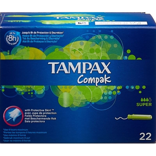 Tampax Tampons Compak Super 22 pieces