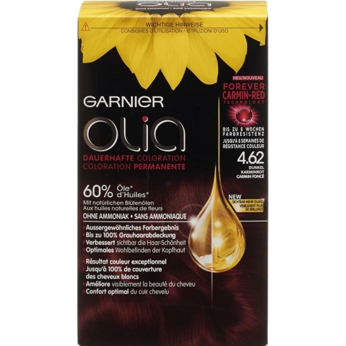 Olia Hair Color 4.62 Dark Garnet