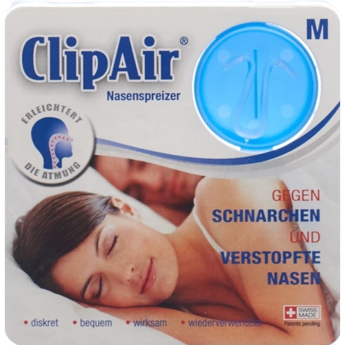 Oscimed ClipAir nasal dilator M for sleeping with storage box