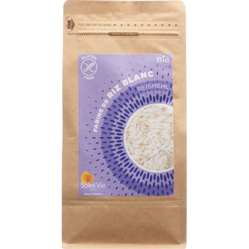 Soleil Vie rice flour organic gluten free 500 g