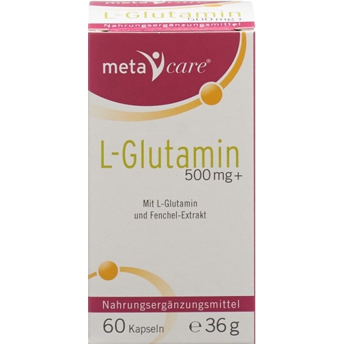 Meta Care L-glutamine 500 mg 60 capsules