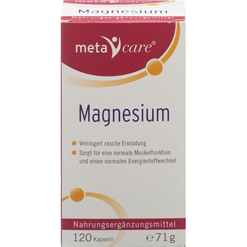 metacare magnesium Kaps 120 pcs