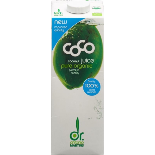 Dr Martins Coco Drink Pure Organic 1 lt