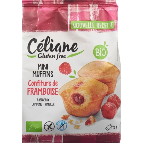 Les Recettes de Céliane mini-muffins raspberry filling Gluten Free Organic 200 g