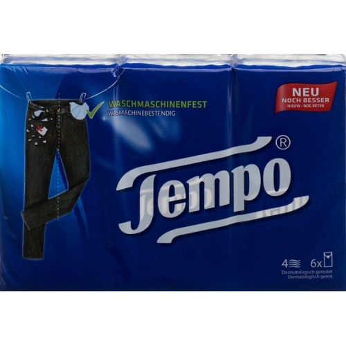 Tempo handkerchiefs Classic 6 x 10 pcs