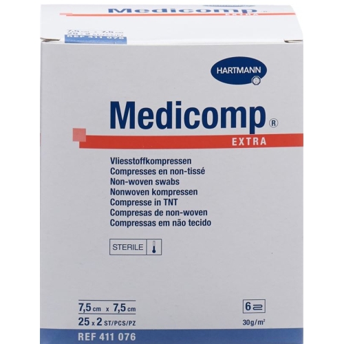 Medicomp Extra 6 times 7.5x7.5cm S30 25 x 2 pcs