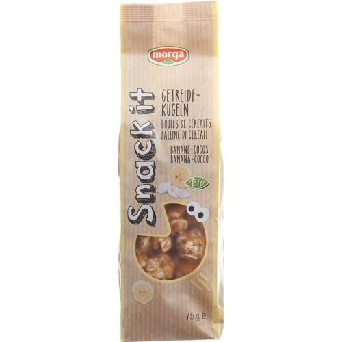 Morga snack it cereal balls Banana Coconut Bio 75 g