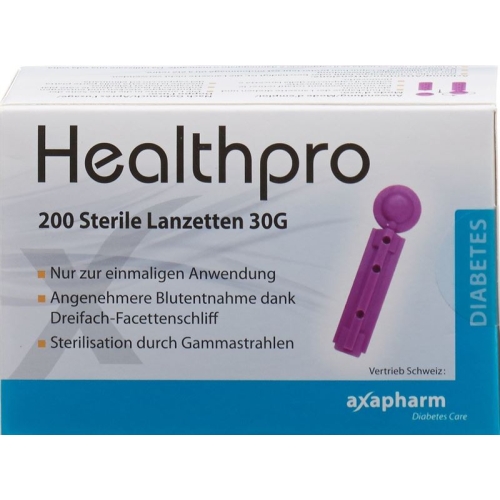 Healthpro 30G lancets 200 pcs