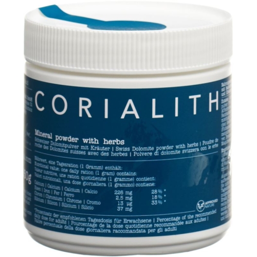 Corialith Swiss dolomite powder with herb Ds 250 g