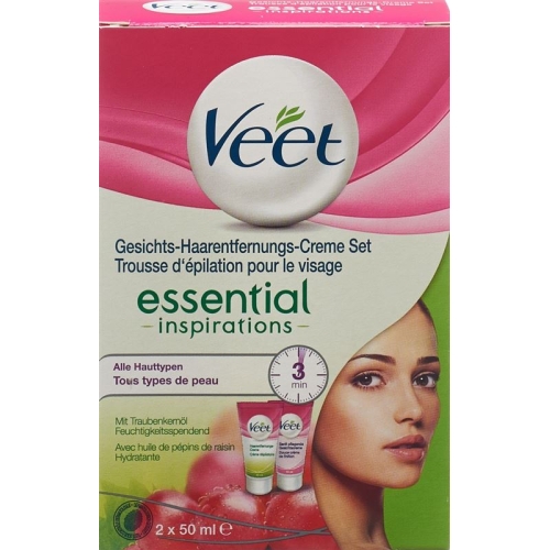 Veet Hair Removal Set Face 2 x 50 ml