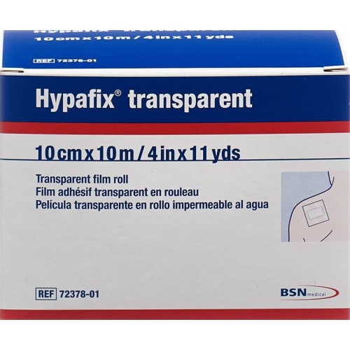 Hypafix transparent 10cmx10m sterile role