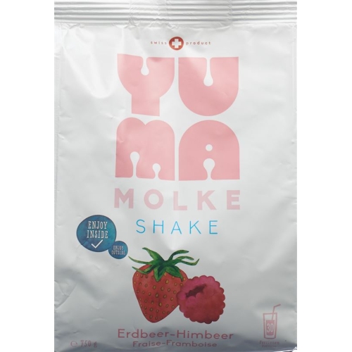 Yuma whey strawberry; raspberry Btl 750 g
