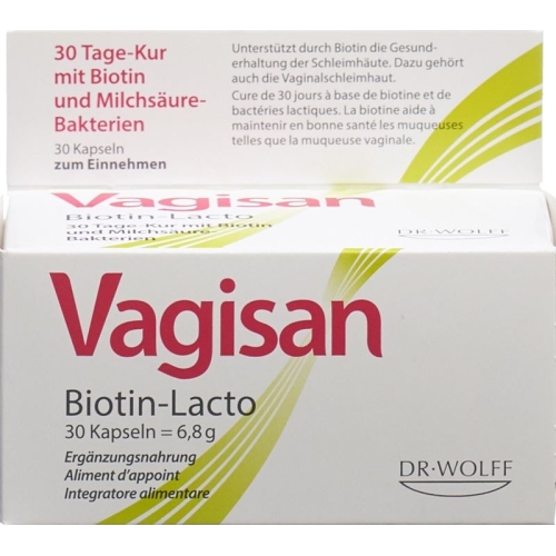 Vagisan biotin-lacto Cape 30 pcs
