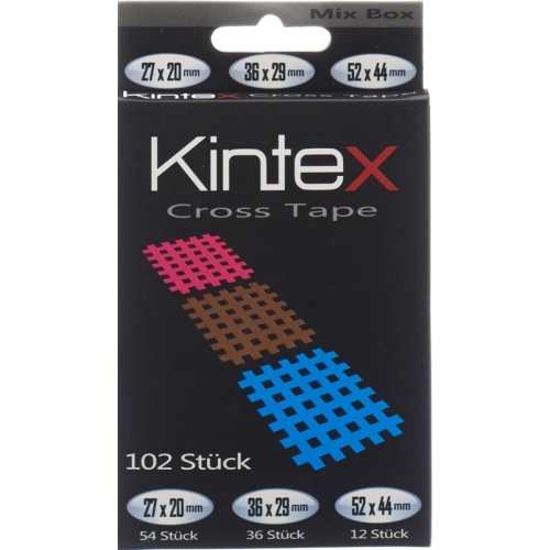 Kintex Cross Tape Mix Box plaster 102 pcs