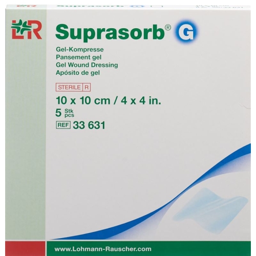 Suprasorb G gel compress 10x10cm 5 pcs
