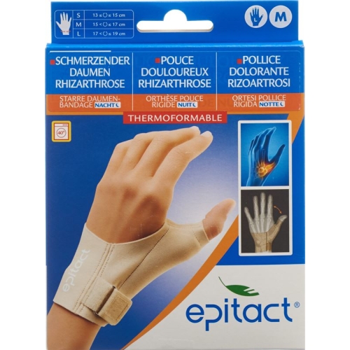Epitact rigid thumb bandage NIGHT M 15-17cm left