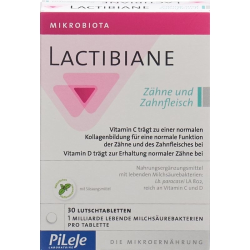 LACTIBIANE teeth and gums Lutschtabl 30 pcs