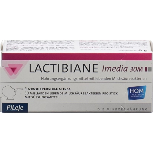LACTIBIANE Imedia orodispersible Sticks 4 pcs