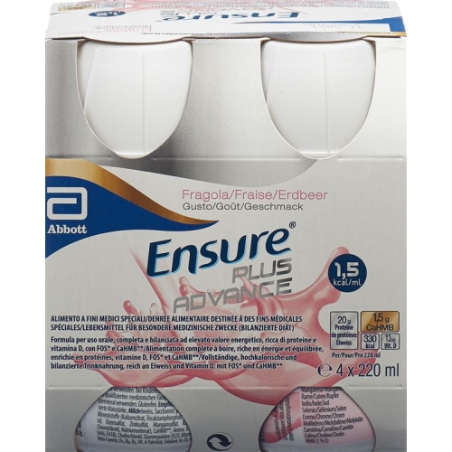 Ensure Plus Advance strawberry 4 x 220 ml