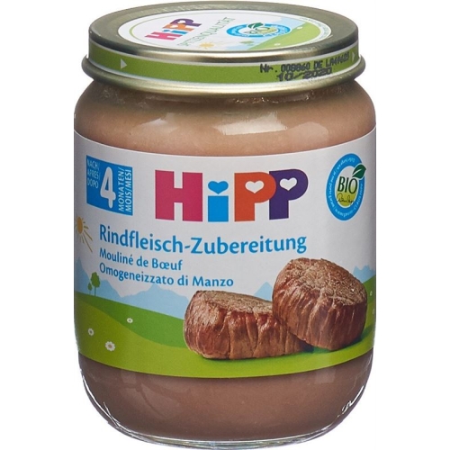 Hipp beef Preparation 4 months (new) 125 g
