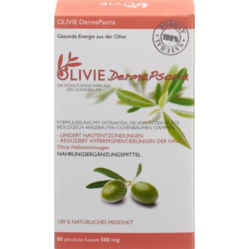 Olivie Dermapsoria 500mg Gelules Vegetale 80 Stück buy online