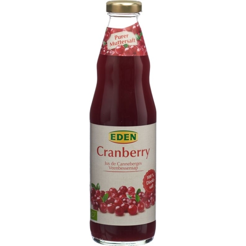 Eden Cranberry Mutters ohne Zucker Unverdue Bio 750ml buy online