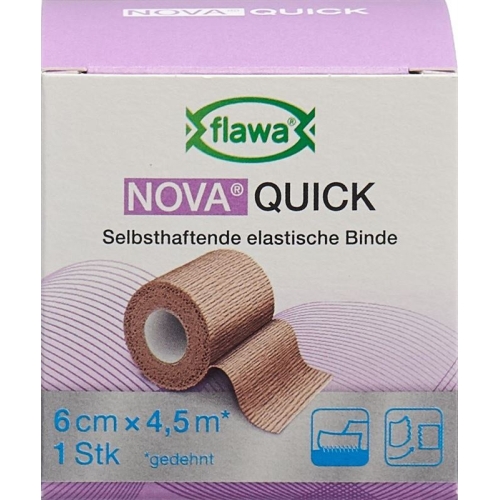 Flawa Nova Quick cohesive rice binding 6cmx4.5m tan
