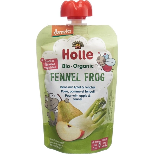 Holle Fennel Frog - Pouchy pear apple fennel 100g