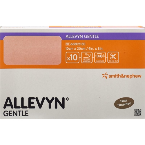 Allevyn Gentle Wundverband 10x20cm 10 Stück buy online