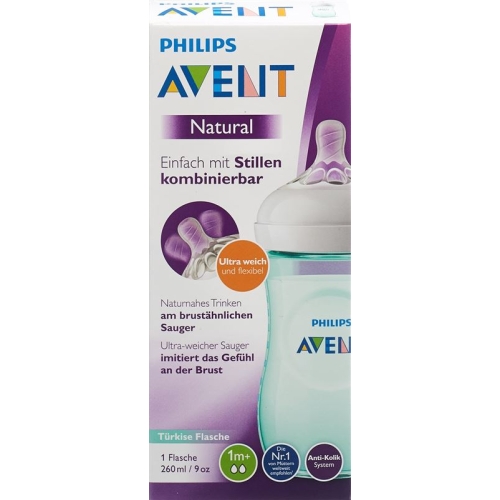 Avent Philips Naturnah bottle 260ml turquoise