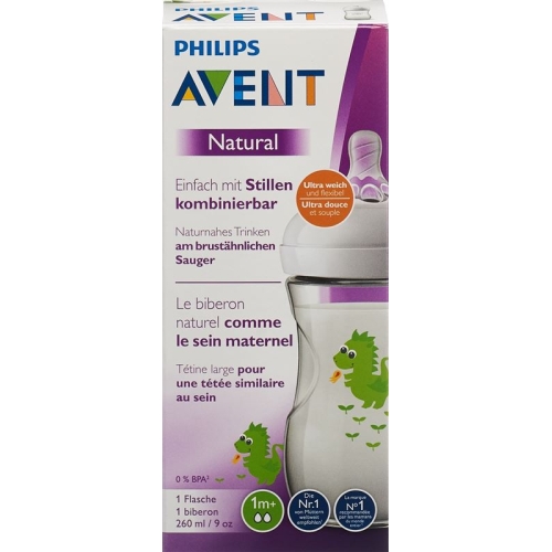 Avent Philips Natural Bottle 260ml Dragon