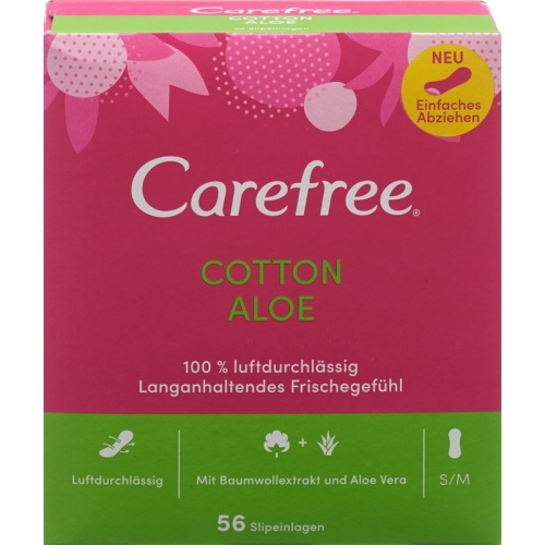 Carefree Cotton Aloe 56 pieces